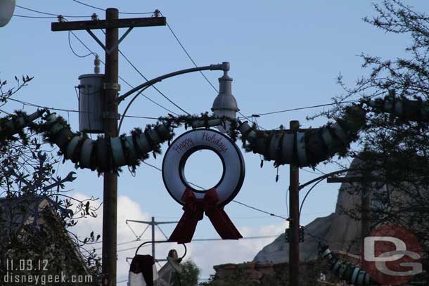 When you walk through Cars Land be sure to really look at the decorations... they are all car inspired of course.