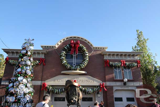 The courthouse is all decked as is Stanley.