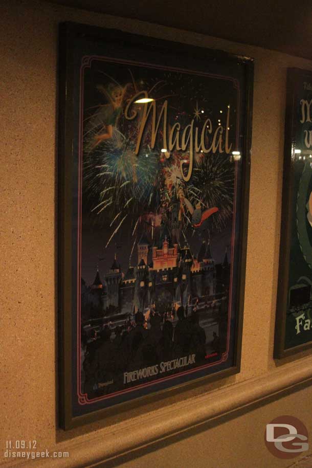 Back to Disneyland.  Magical is still on the attraction posters... where is Believe in Holiday Magic?