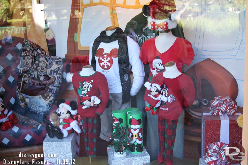 One of the World of Disney Christmas windows.