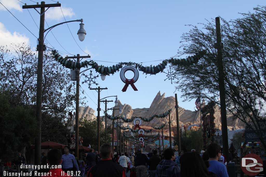 Made my way down to Cars Land next.