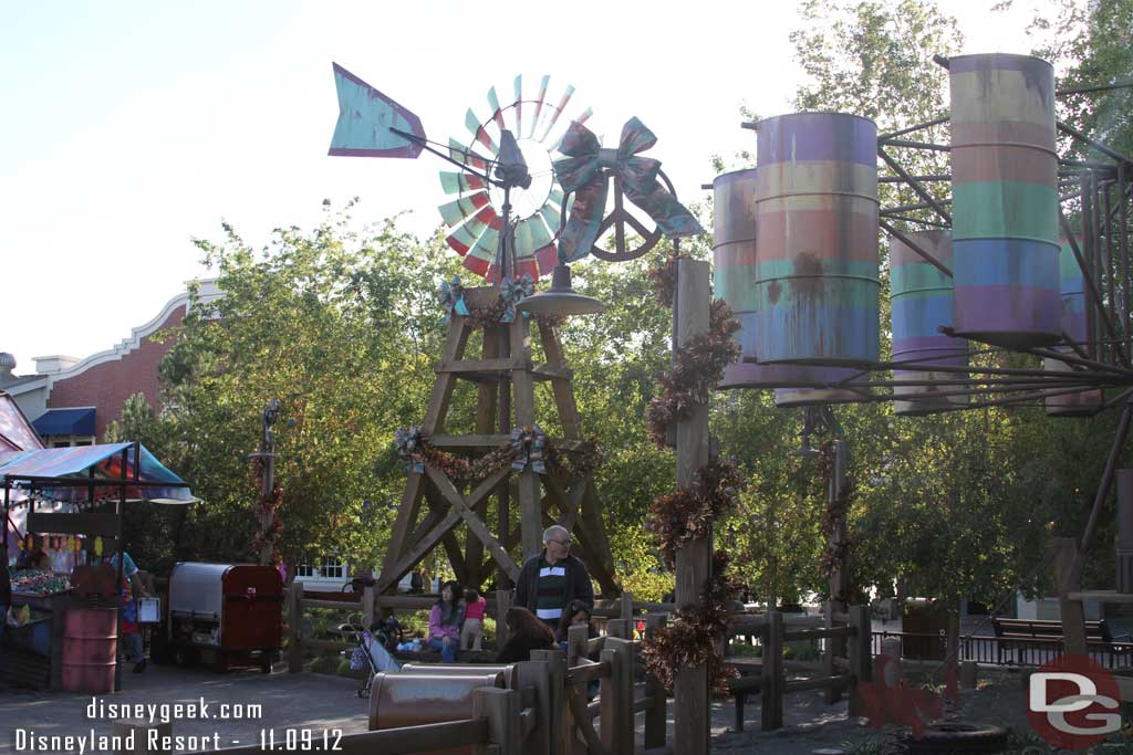 Everything in Cars Land has been decorated.