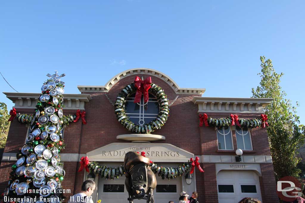 The courthouse is all decked as is Stanley.