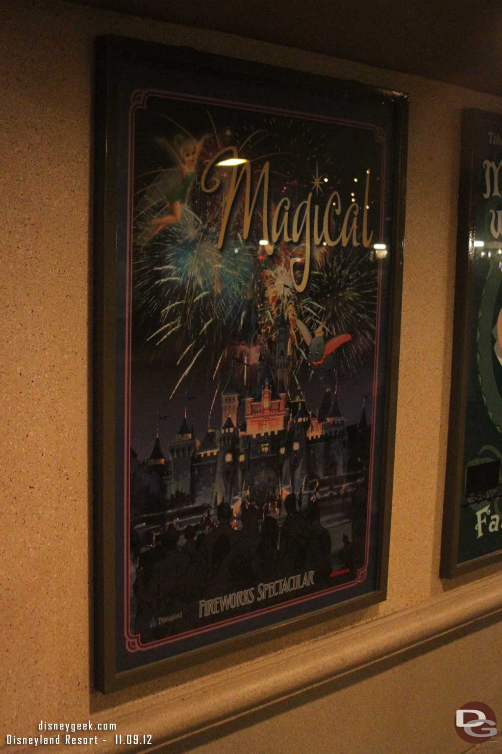 Back to Disneyland.  Magical is still on the attraction posters... where is Believe in Holiday Magic?