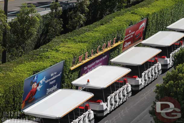 Noticed they had not switched out the tram stop billboards to Christmas yet even though today was the official start.