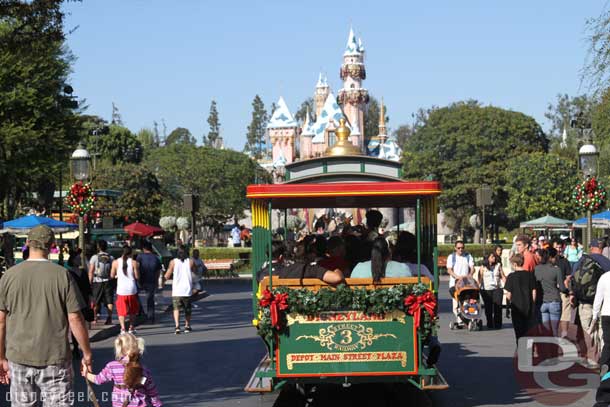 Main Street transportation was in full swing this afternoon.