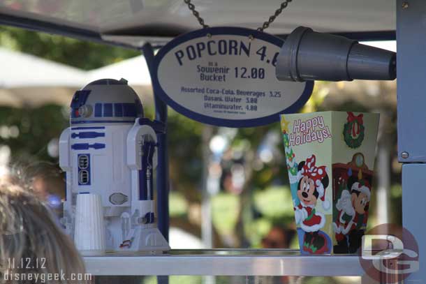 A quick look at the popcorn containers this year.