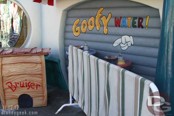 The Goofy Water fountains are back but still being finished up.