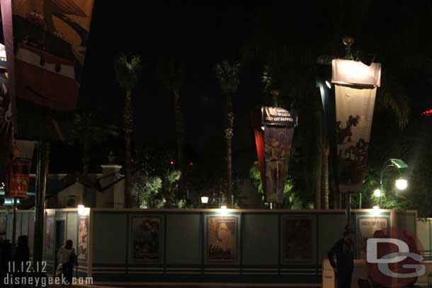 Noticed the lights are on around the new planter at right of the DCA entrance.  