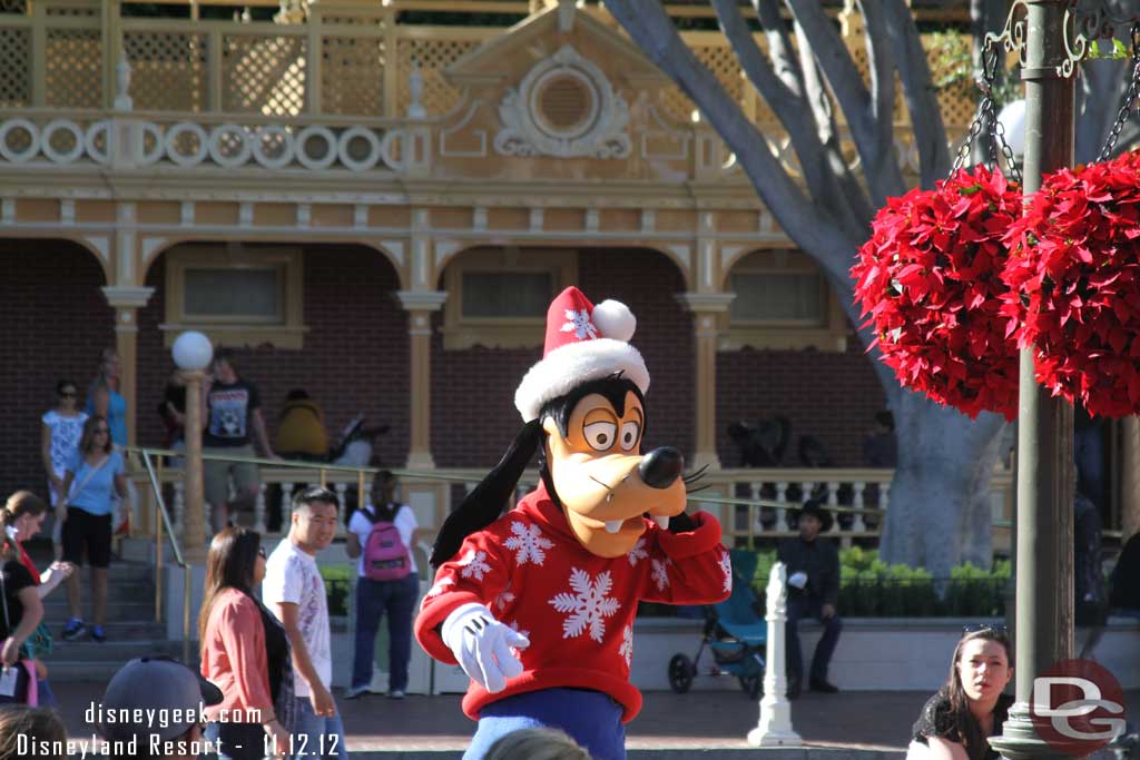 Goofy was roaming around too.