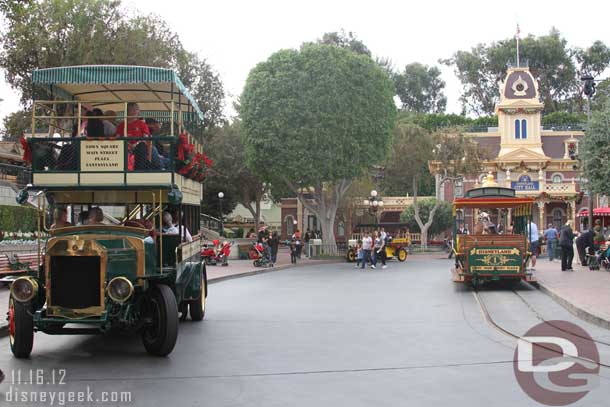 Main Street was alive with activity this afternoon.