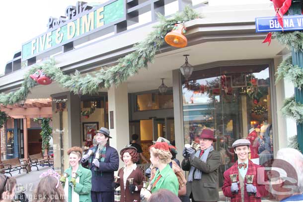 The Community Bell Ringers were in front of Los Feliz today.