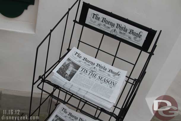 A new issue, #5, of the Buena Vista Bugle is out on news stands.