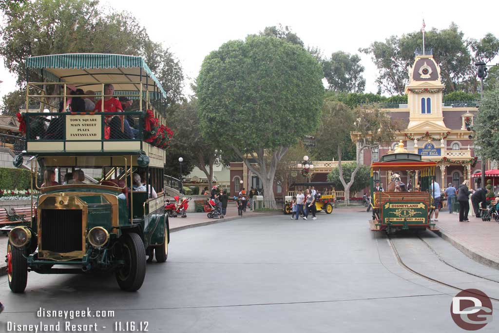 Main Street was alive with activity this afternoon.