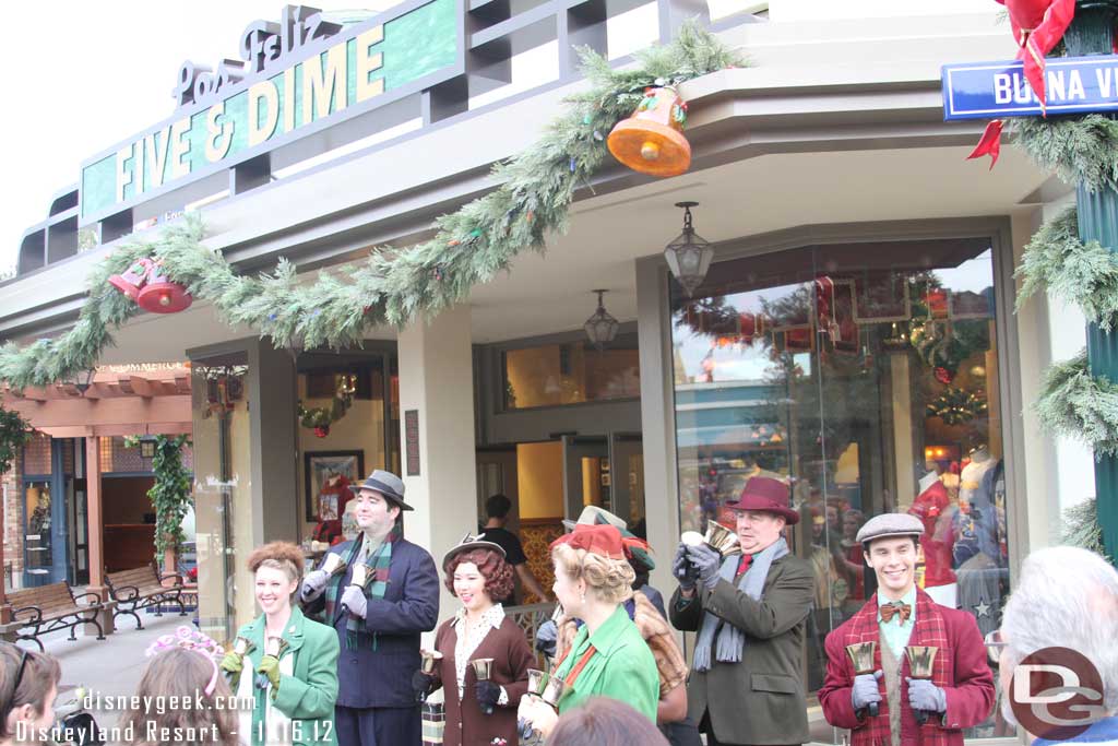 The Community Bell Ringers were in front of Los Feliz today.