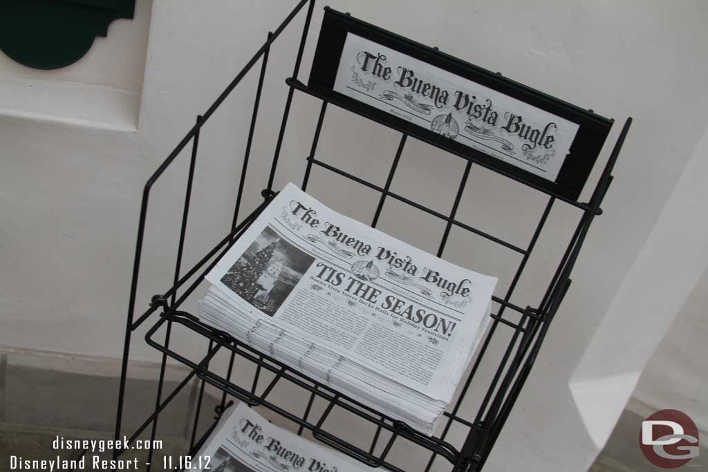 A new issue, #5, of the Buena Vista Bugle is out on news stands.