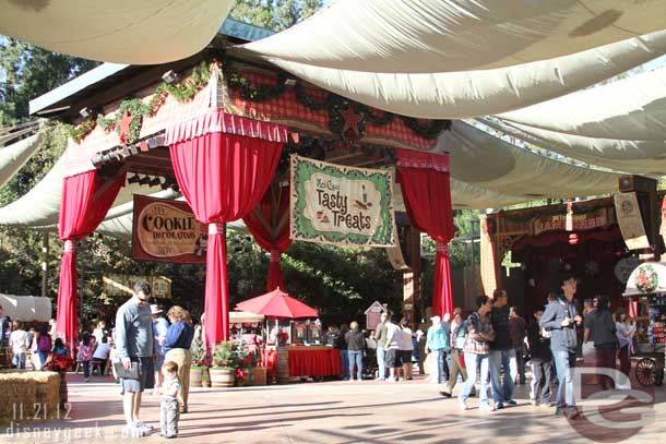 There were a lot of guests in the Jamboree area, but the lines were short for Santa and the Reindeer Games