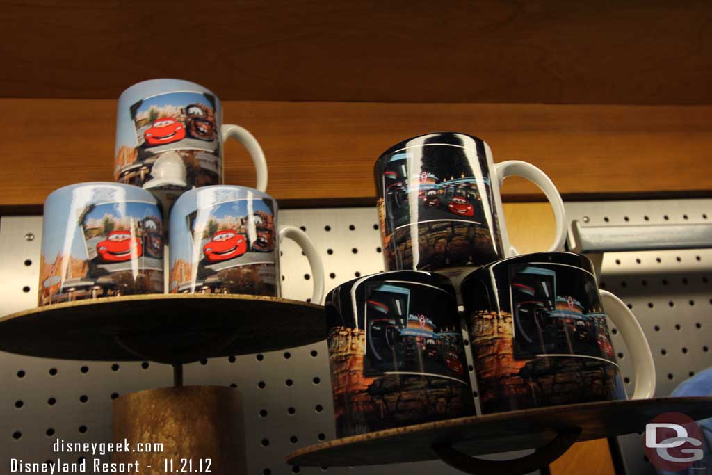 Cars Land photo mugs.