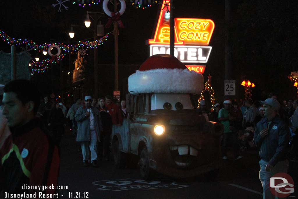 Santa Mater passing by.