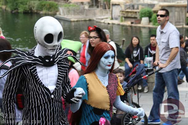 Jack and Sally were out for pictures.