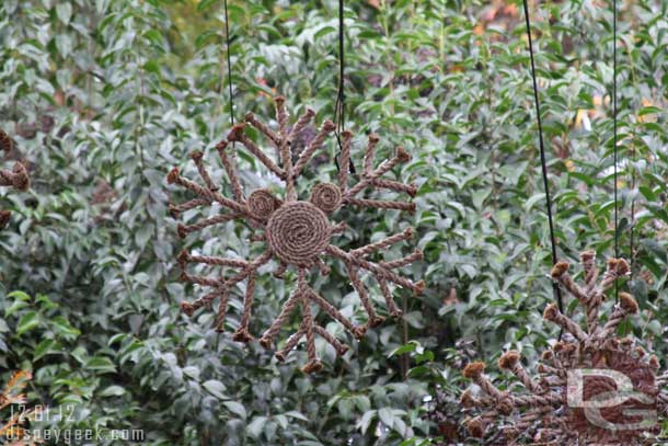 Noticed a hidden Mickey in the snow flake while waiting for the Billies.