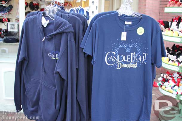 Spotted some Cadlelight merchandise.  Here are the sweatshirts and t-shirts.