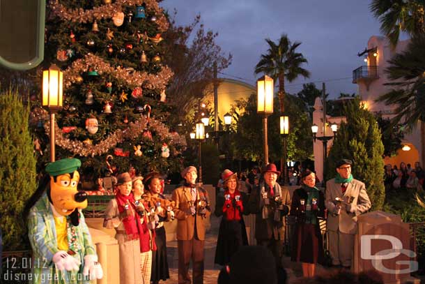 On my way to Disneyland caught the Buena Vista Street Tree Lighting (pictures and video in a previous update if you missed it).