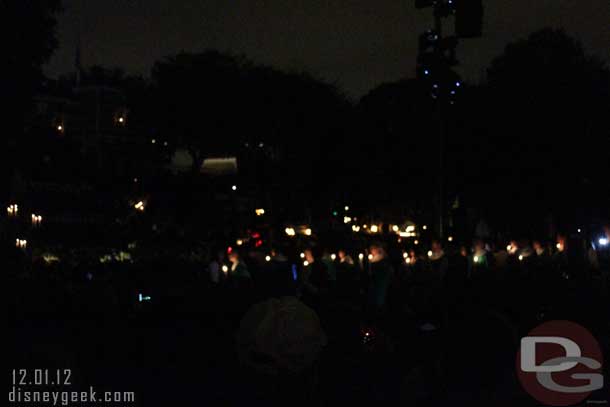 The start of the procession.