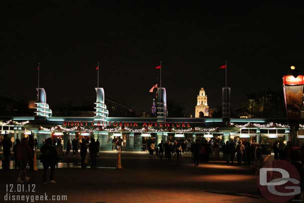 Headed back across the Esplanade to DCA.