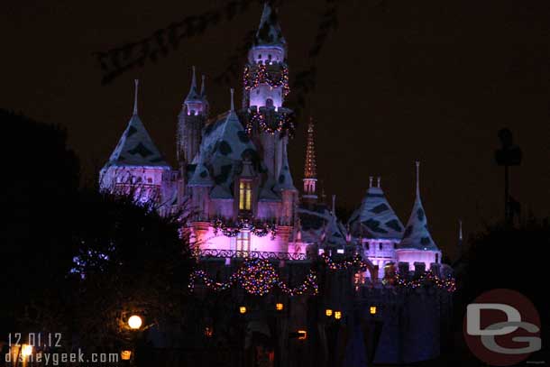 One last look at the Castle before heading out.