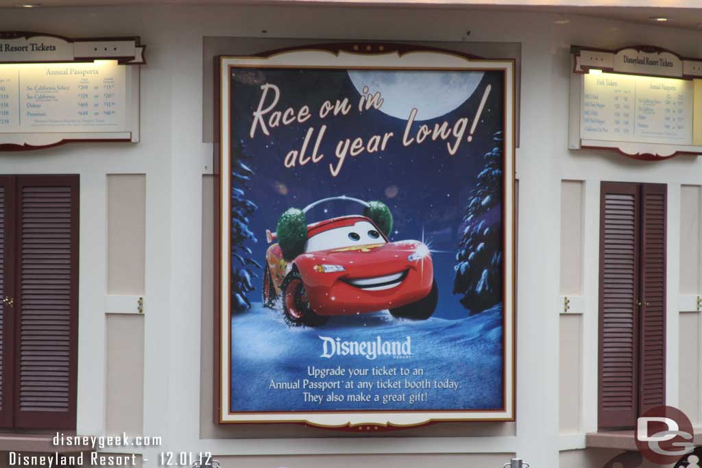 Annual Pass Holiday Ads at the Ticket Booths.