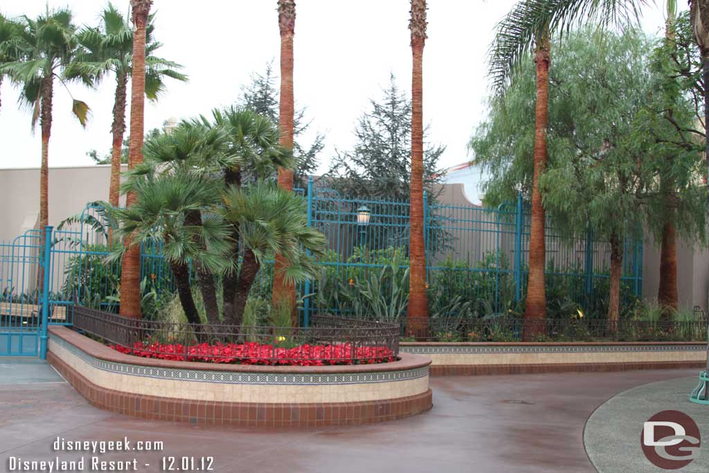 The new planter are on the west side of the DCA entrance.