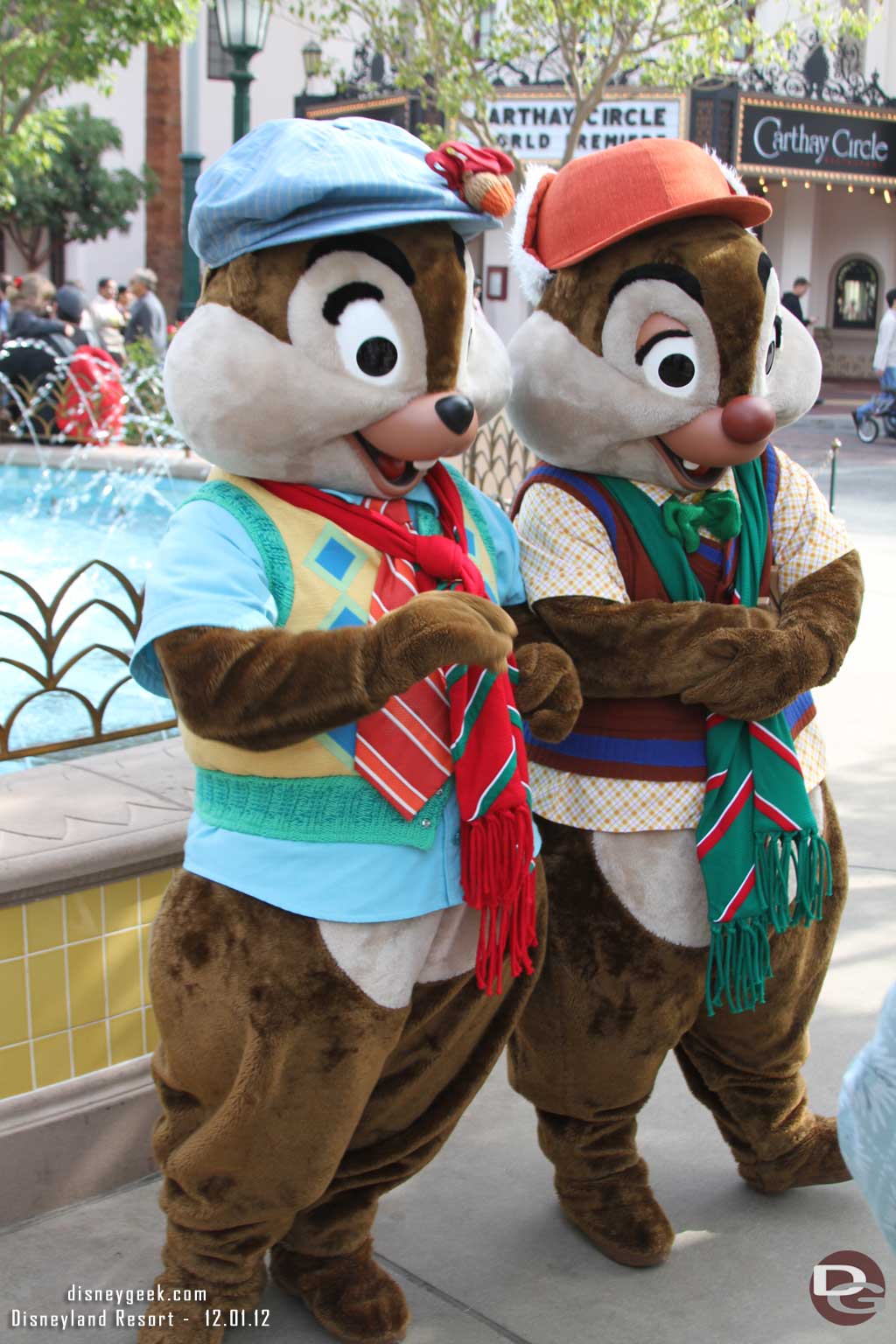 Chip and Dale in Carthay Circle.