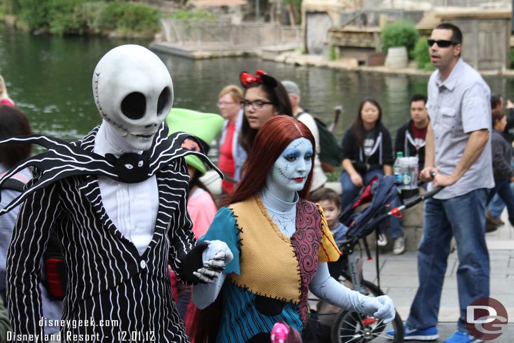 Jack and Sally were out for pictures.