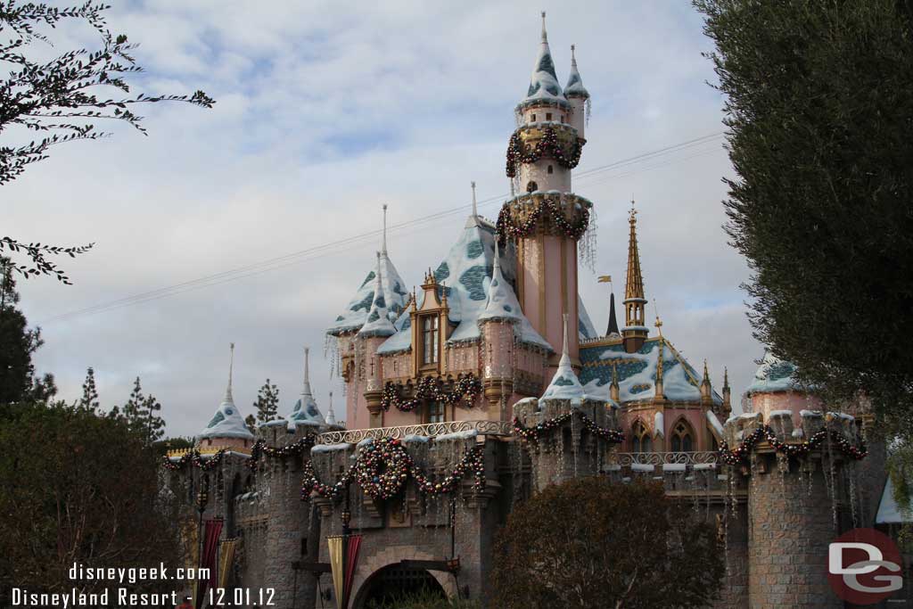 The skies cleared up slightly this afternoon.  Actually spotted a little blue up there.