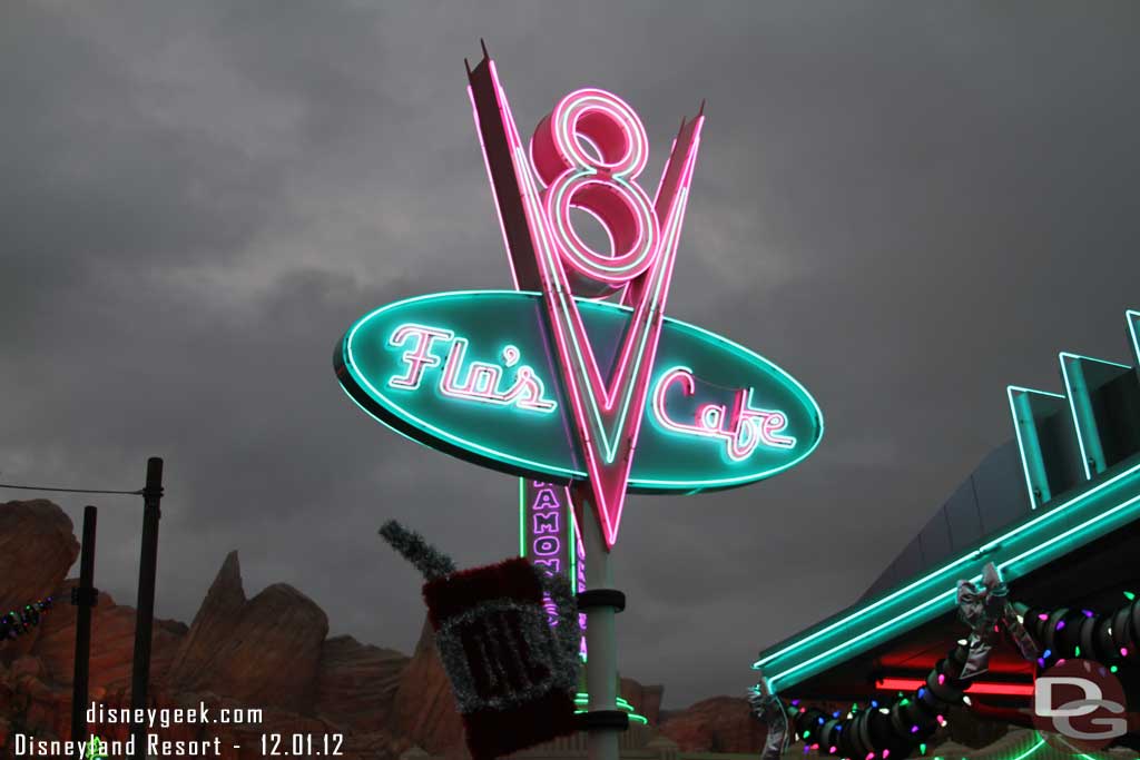 Flos neon sign is all fixed.