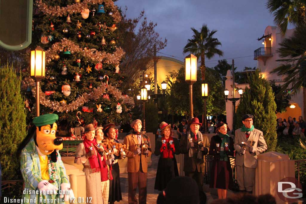 On my way to Disneyland caught the Buena Vista Street Tree Lighting (pictures and video in a previous update if you missed it).