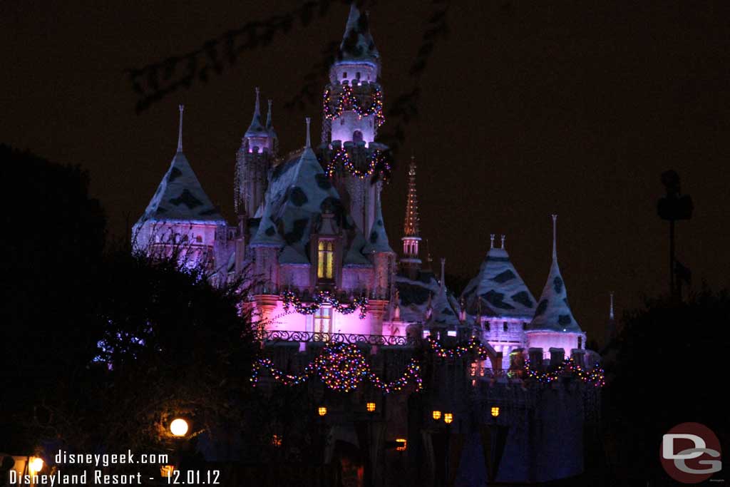 One last look at the Castle before heading out.