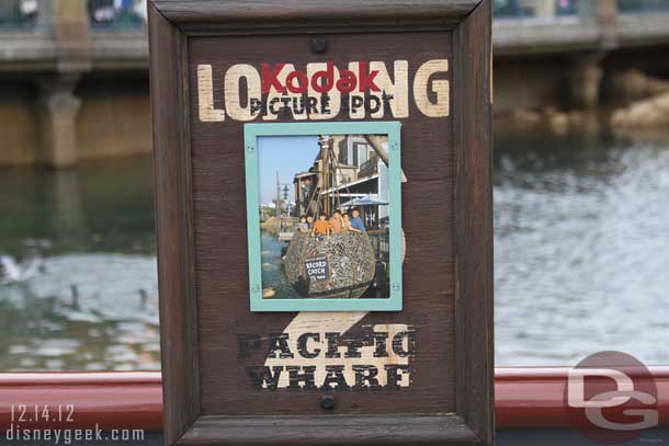 If you have not heard, Kodak did not renew its contract with Disney so early next year all these Kodak photo spots and other references will be removed.  Guessing the photo spot will stay, just without the Kodak logo on it.