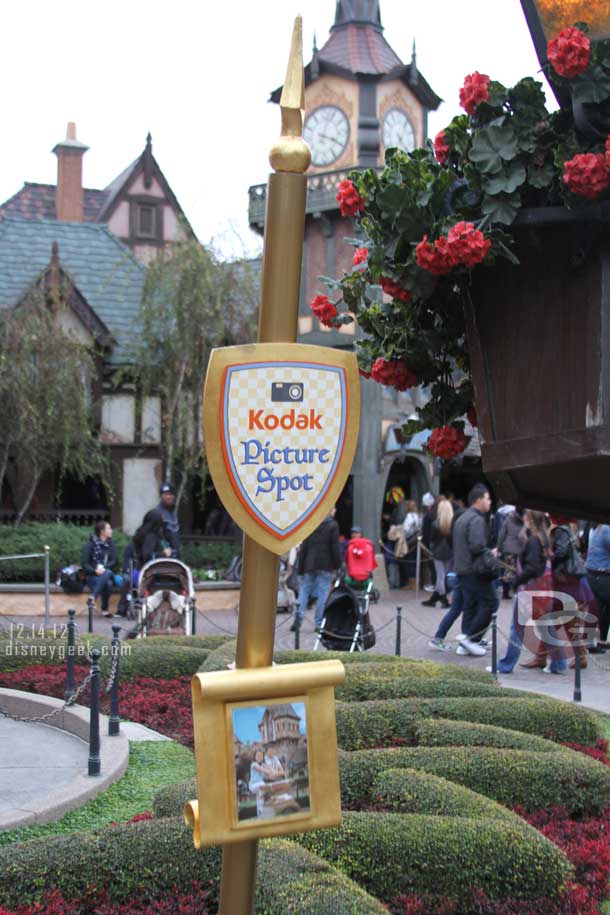 Another of the picture spots, this one for the Sword in the Stone in Fantasyland.