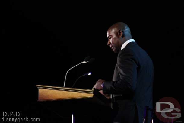 Dennis Haysbert was the guest narrator this evening. 