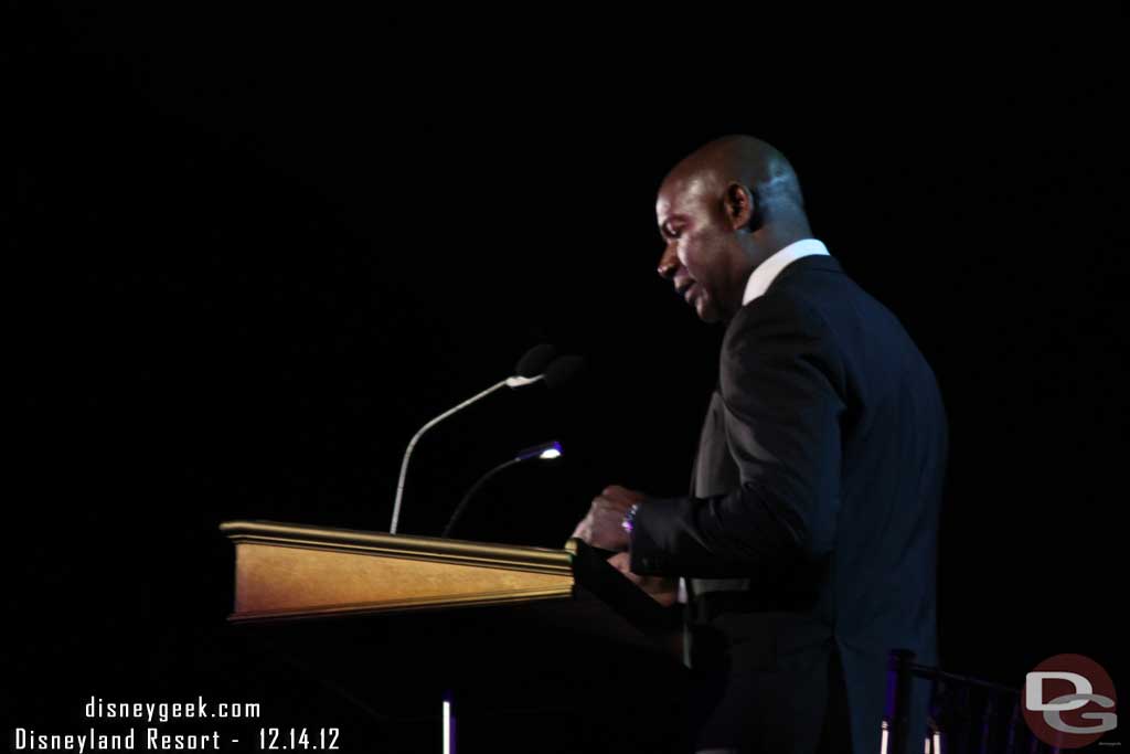 Dennis Haysbert was the guest narrator this evening. 