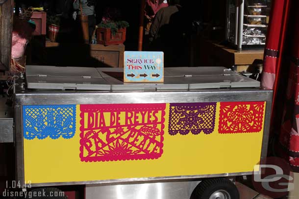 The food carts received new signage for the celebration too.