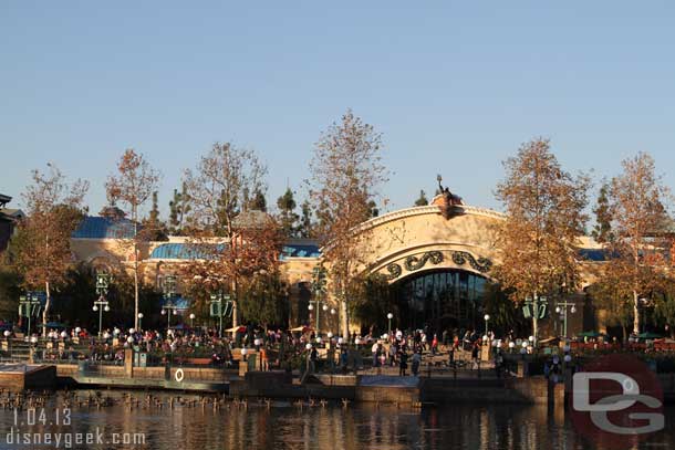 Was taking this picture of the Little Mermaid building when an Instant Concert Just Add Water started.