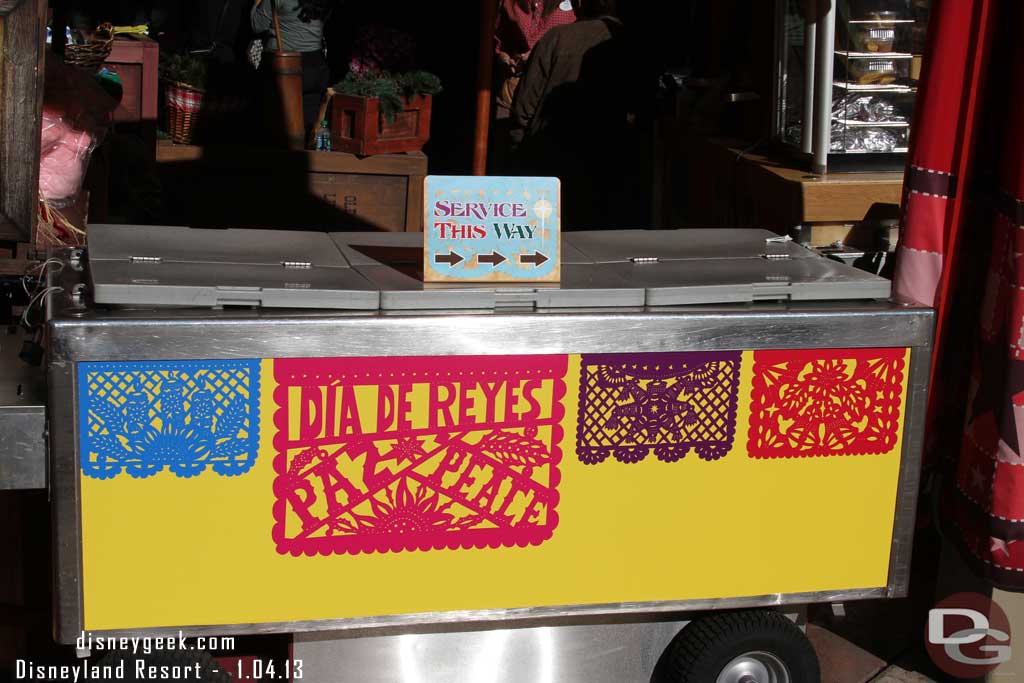 The food carts received new signage for the celebration too.