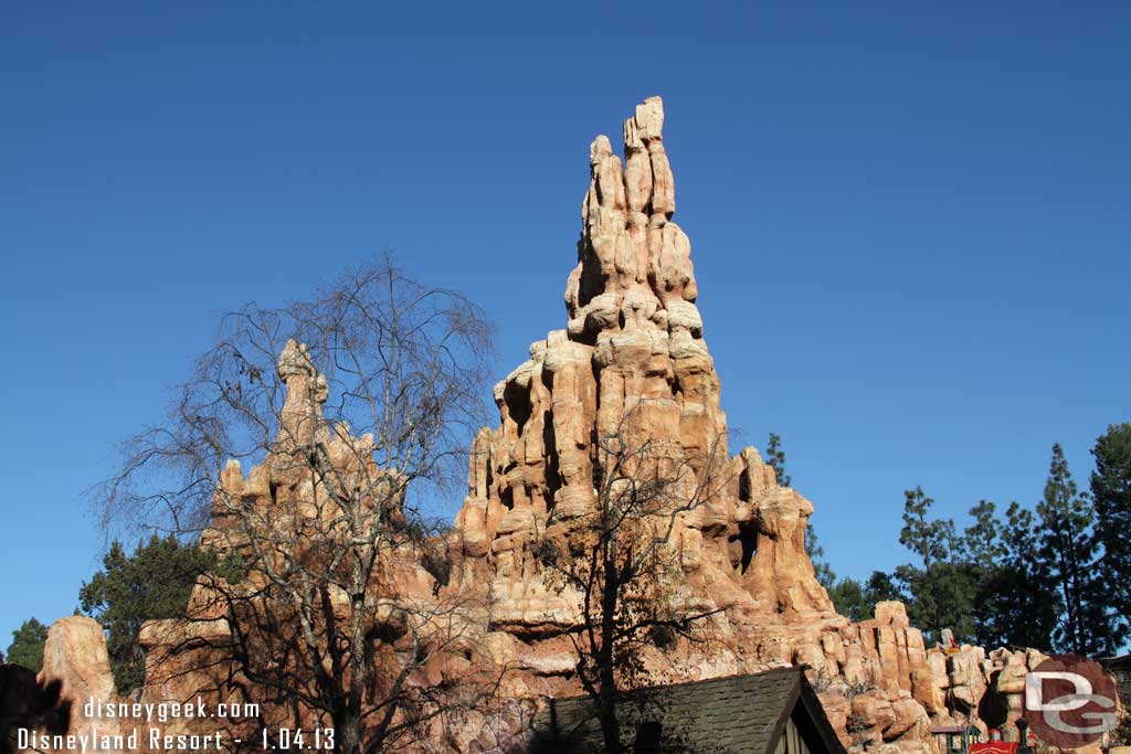 Big Thunder closes Monday for a 9 month overhaul that will include new track, paint and trains.