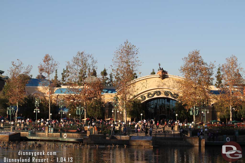 Was taking this picture of the Little Mermaid building when an Instant Concert Just Add Water started.