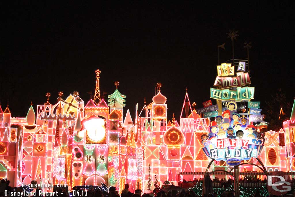 Small World Holiday is still running for a few more weeks.