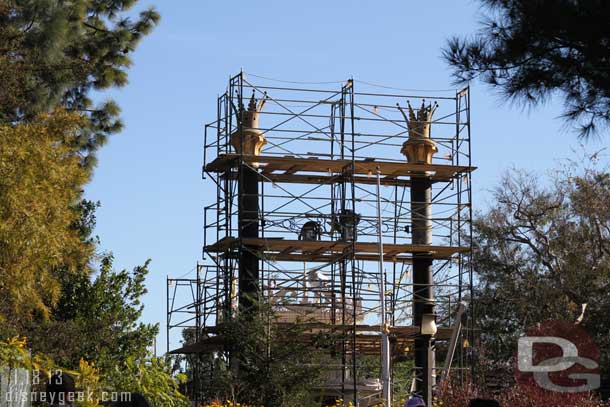 Work continues on the Mark Twain for the next several weeks.