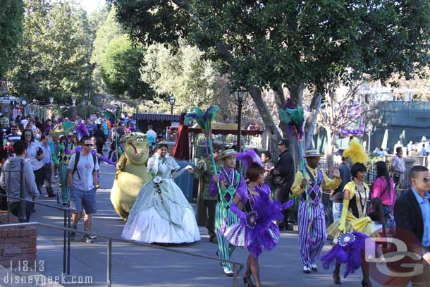 Time for Princess Tianas Marti Gras Celebration!